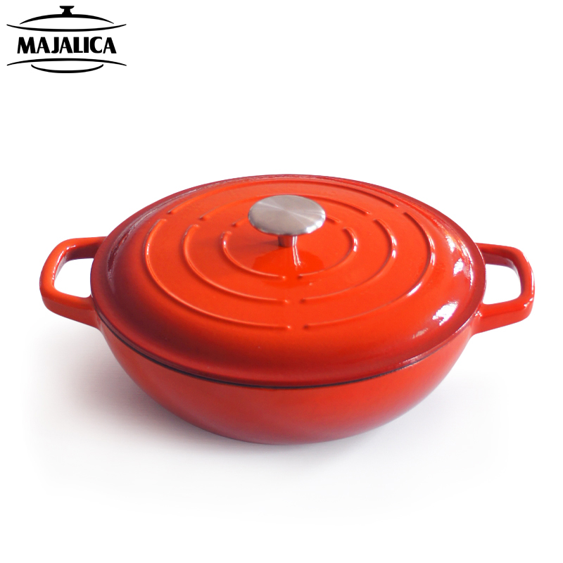 Majalica 玛珈莉佧 25cm圆形铸铁锅