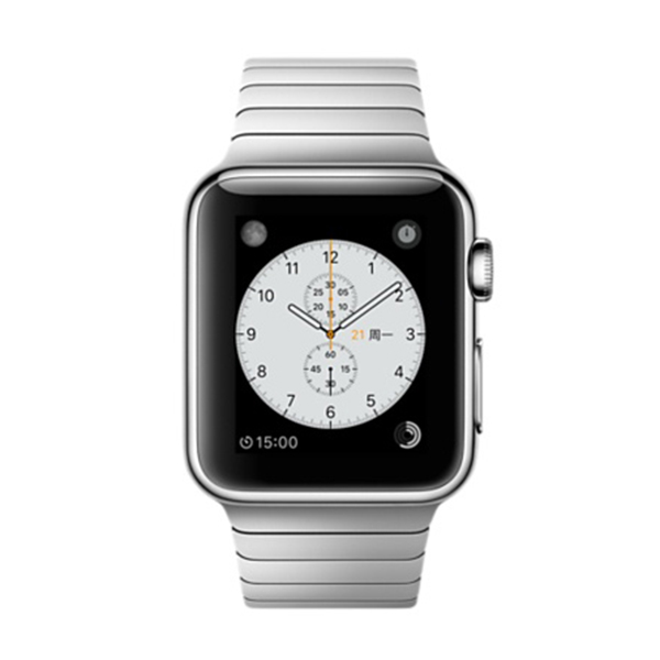 Apple Watch 标准版 (38 毫米不锈钢表壳搭配链式表带)