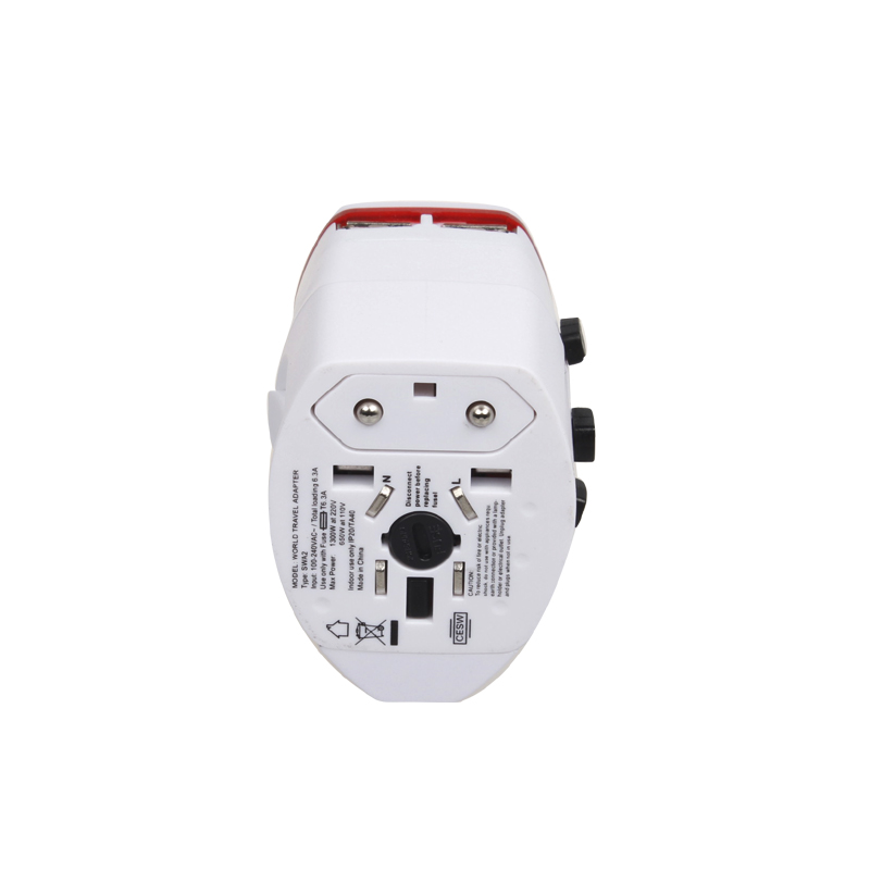 恩谷 双USB全球通用转换器 EG-803C 
