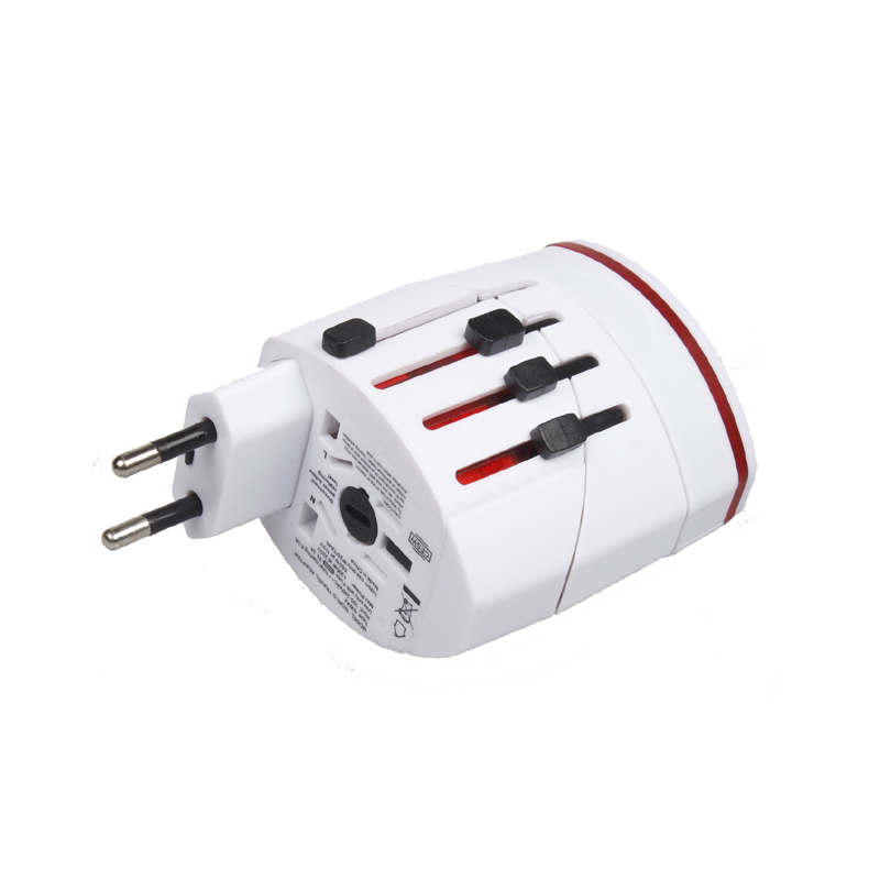 恩谷 双USB全球通用转换器 EG-803C 