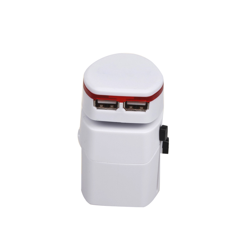 恩谷 双USB全球通用转换器 EG-803C 