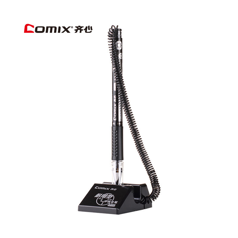 齐心 GP308 耐用型台笔0.5mm 匹配笔芯R999