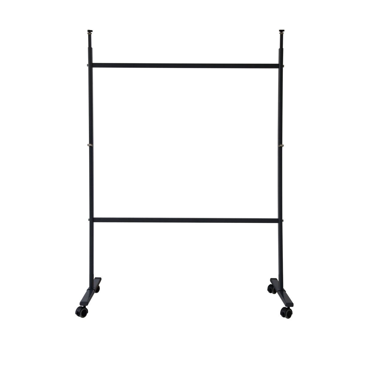 得力 7870 经济型组合白板架 可调式白板架 (黑)