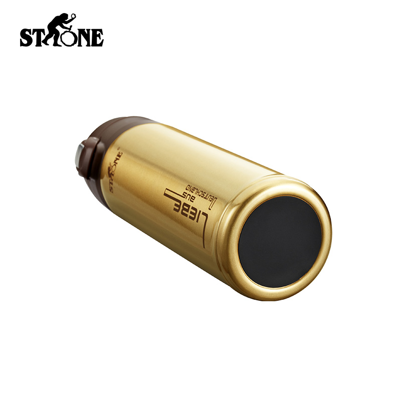 司顿 土豪金商务真空不锈钢保温杯 480ML STY072G
