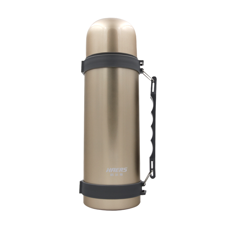 哈尔斯 HAERS 不锈钢真空保温壶户外运动车载旅行壶保温瓶 LMY-1200W-2