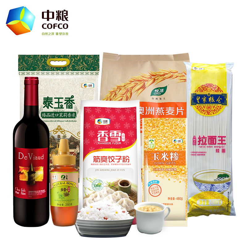 中粮福临门孟蕾大礼包258型 (赠：人参一棵 )