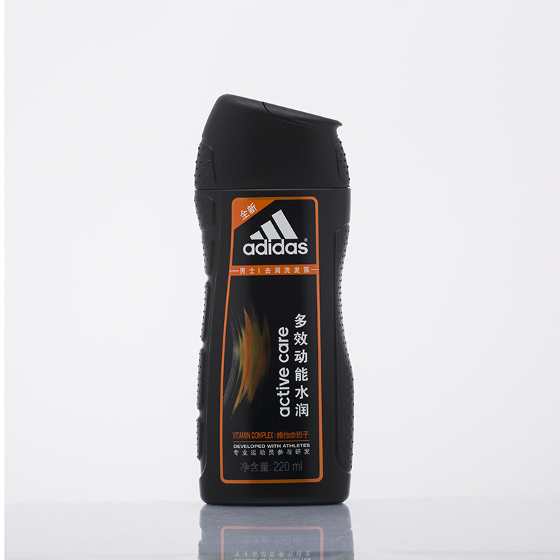 阿迪达斯 男士多效动能水润去屑洗发露220ml