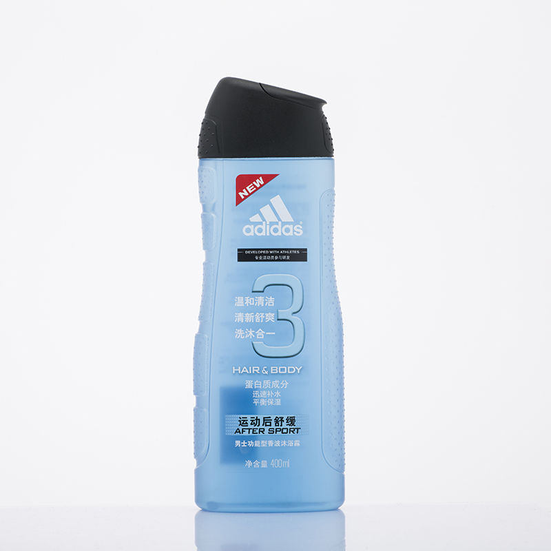 阿迪达斯 男士功能型香波沐浴露—运动后舒缓400ml