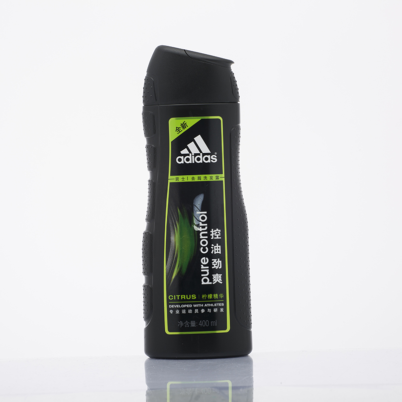 阿迪达斯 男士控油劲爽去屑洗发露400ml