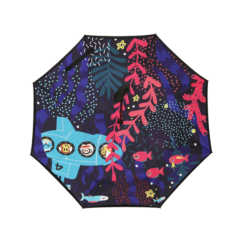 大嘴猴 Paul Frank 时尚卡通反向雨伞 PFU015