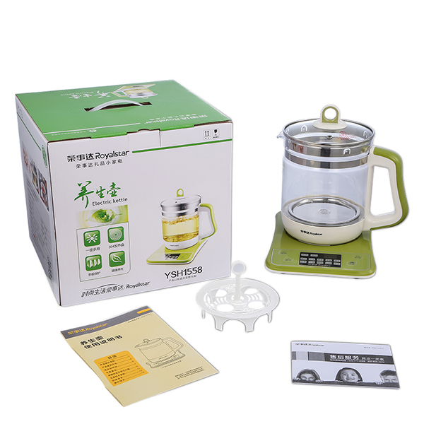 荣事达（Royalstar） 养生壶煎药壶1.5L玻璃加厚多功能壶 YSH1558