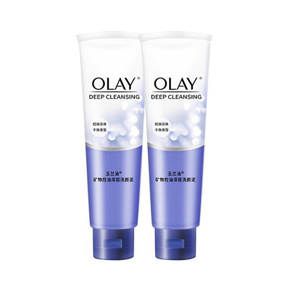 OLAY玉兰油 矿物控油深层洗颜泥（新老包装随机发货）100g*2