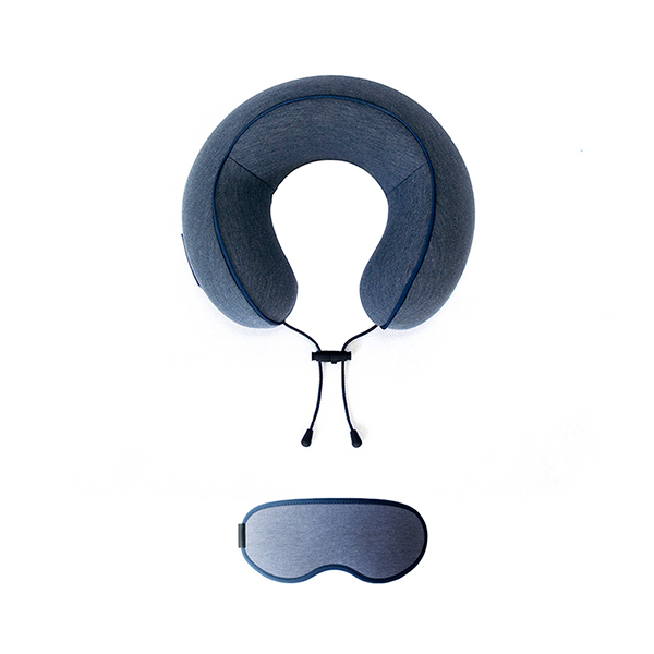 都市之森 花卷旅行颈枕眼罩套装（藏蓝）ST001-04