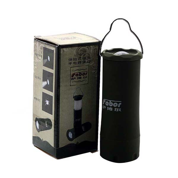 萨博尔 伸缩式强光手电野营灯（探路者）LS-573