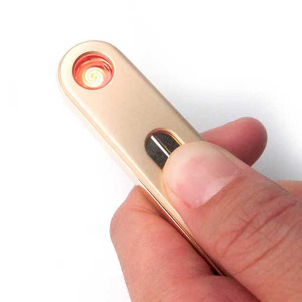 萨博尔 脉冲电弧打火机（玫瑰金）LS-129-1