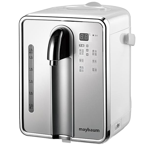 五月树 玻璃智能家用自动保温烧开水壶小型电热水瓶2.5L恒温（A5296）