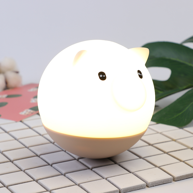 flydee 感应节能LED小夜灯暖光款捣蛋猪