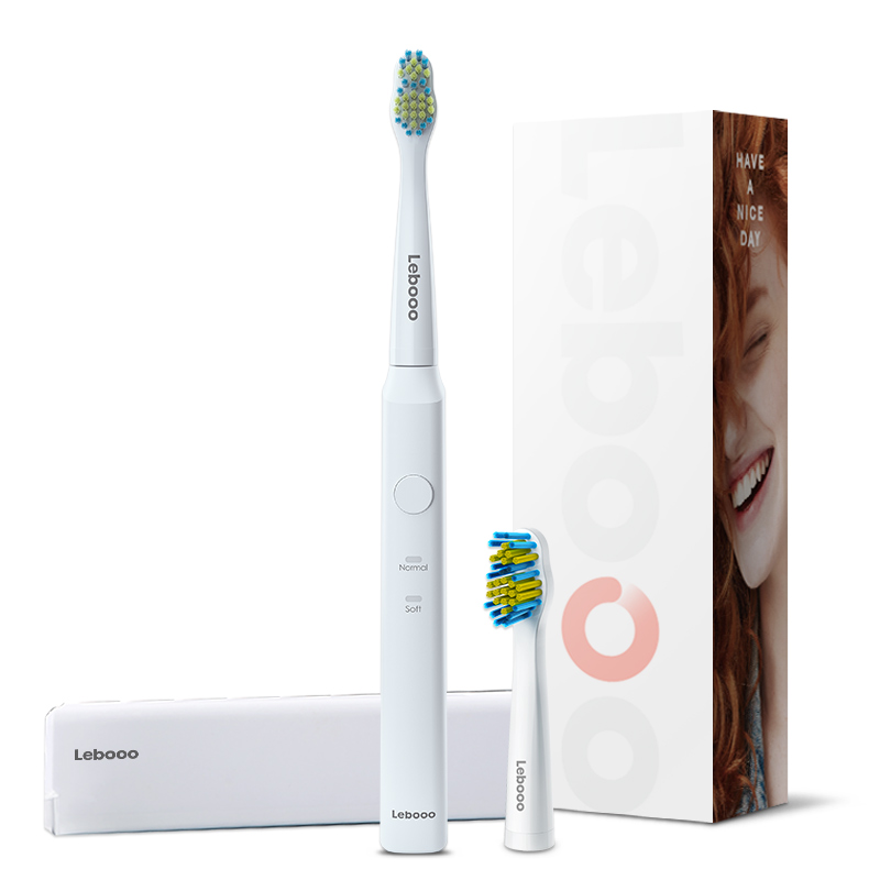 力博得（LEBOND）电动牙刷成人声波智能震动牙刷EZ礼白 白色