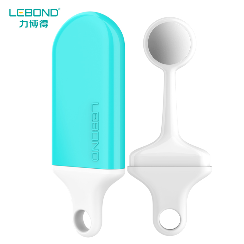 力博得（Lebond）金属舌苔刷双面可用口腔清洁器口气清新棒 薄荷绿