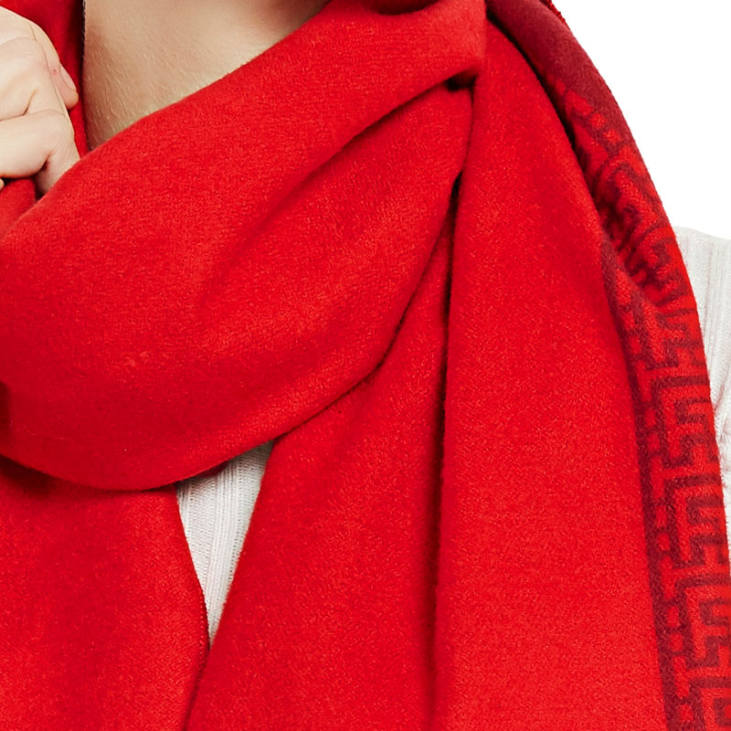 艾丝雅兰 中国红木代尔围巾 A-D333