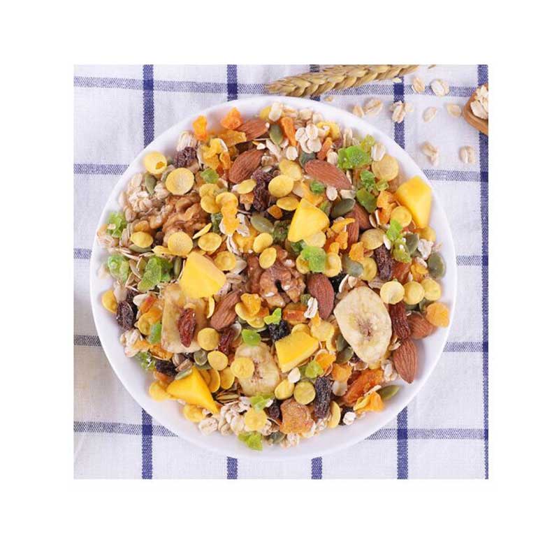 益汇坊 水果燕麦片混合水果坚果早餐冲饮谷物水果麦片1000g/桶