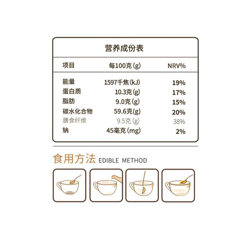 益汇坊 水果燕麦片混合水果坚果早餐冲饮谷物水果麦片1000g/桶