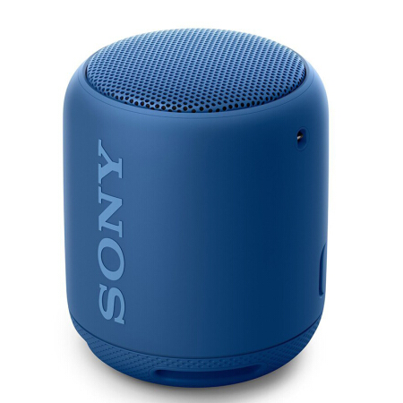 索尼（SONY） 无线蓝牙低音炮便携迷你音箱防水 SRS-XB10蓝色