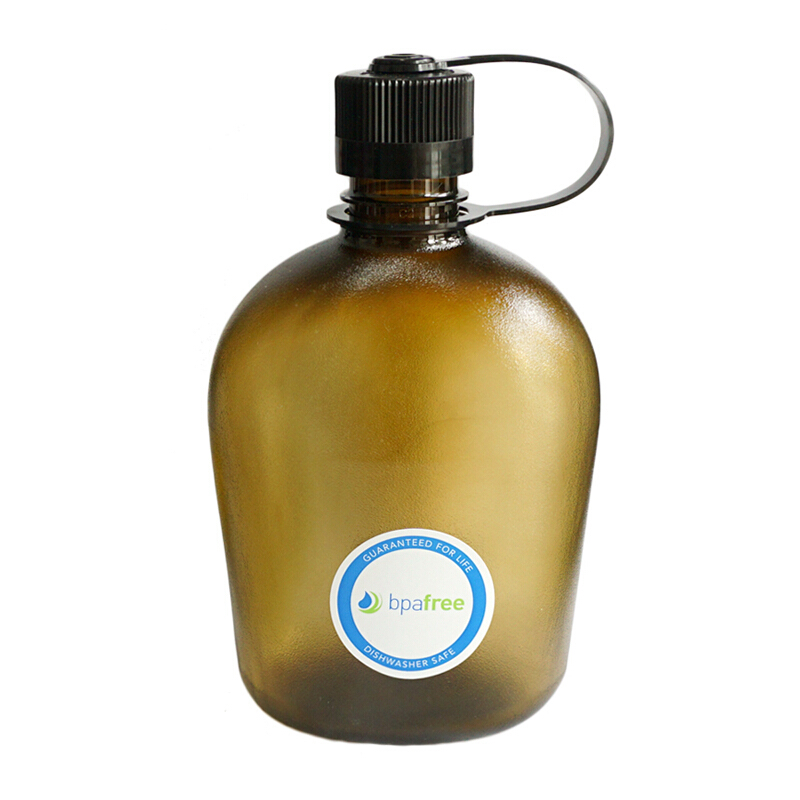 乐基因(nalgene） 美国原装进口扁形运动塑料水壶户外旅行健身户外水壶 1777-户外水壶（颜色随机）