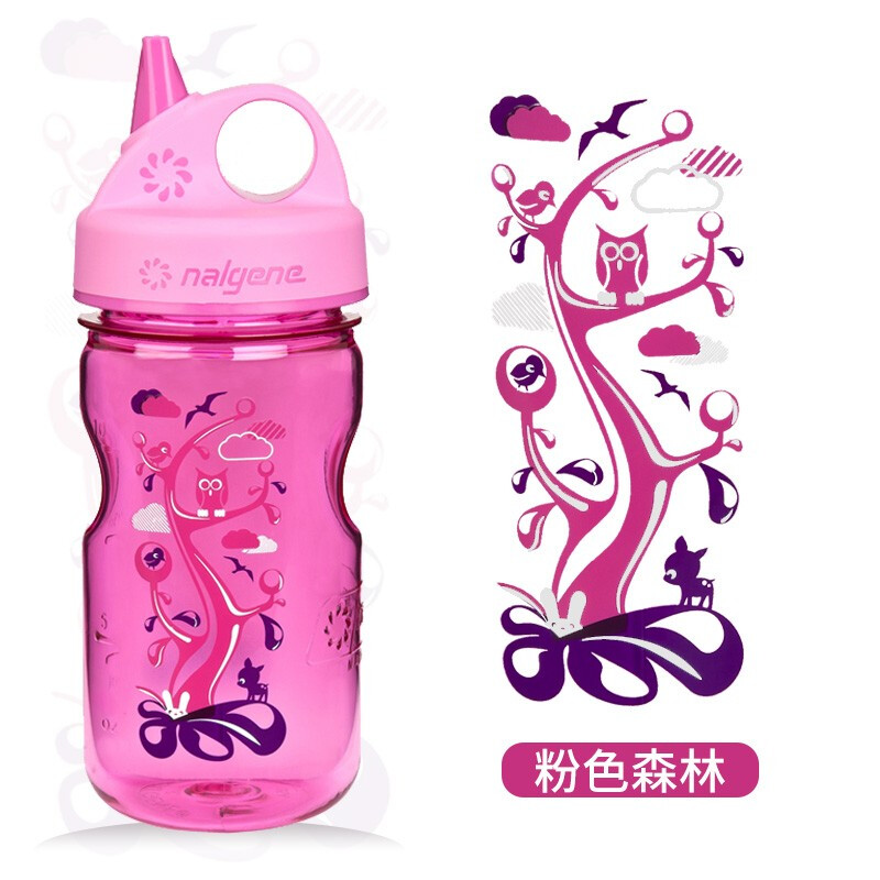 乐基因(nalgene） 美国原装进口学生夏天耐摔防撞便携饮水杯子 1263-儿童系列（颜色随机）