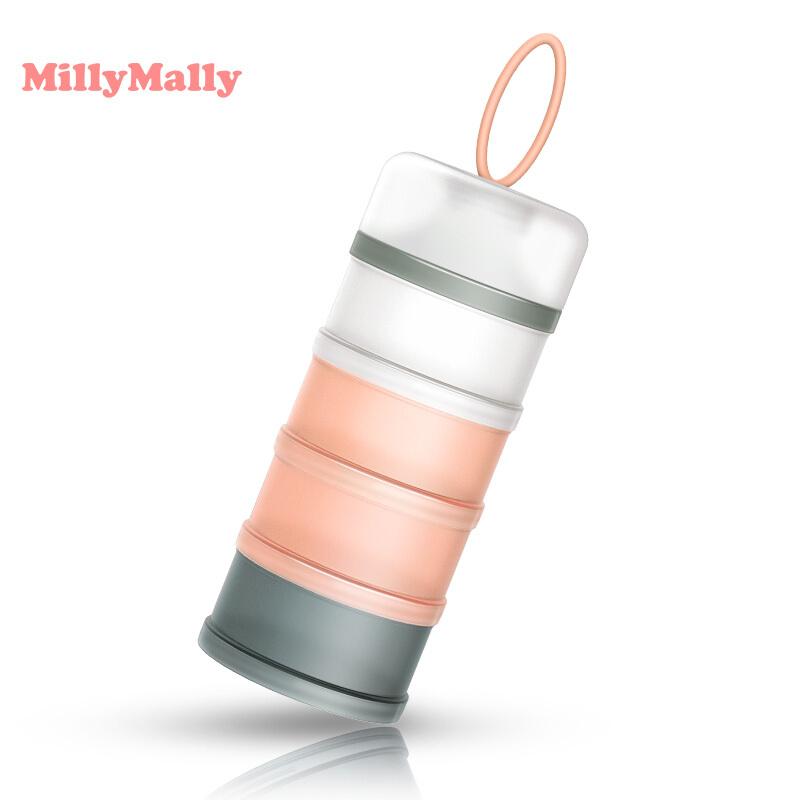 MillyMally 便携式婴儿奶粉盒（颜色随机）MM2071F