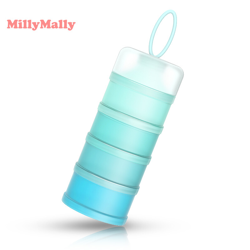 MillyMally 便携式婴儿奶粉盒（颜色随机）MM2071F