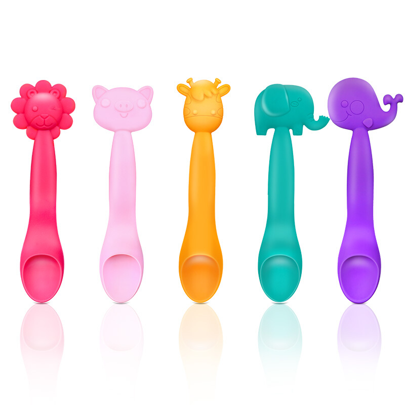 MillyMally 辅食器挤压勺（款式随机）MM3091