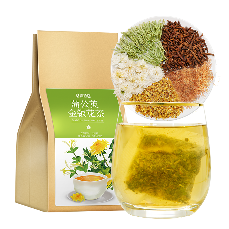 青源堂 蒲公英金银花茶 90g*3包