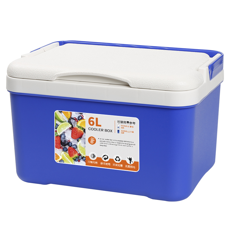 途马 多功能车载保温箱6L冷暖两用无需插电 TM006（蓝色）