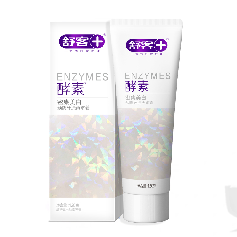 舒客 精研美白酵素牙膏120克 V01