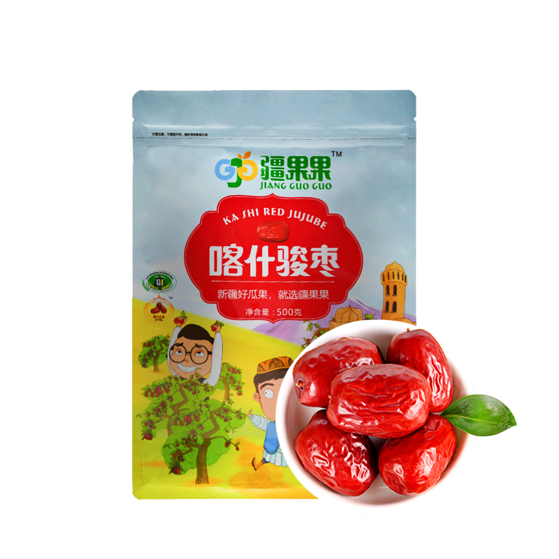 疆果果 新疆大枣红枣一级骏枣 500g