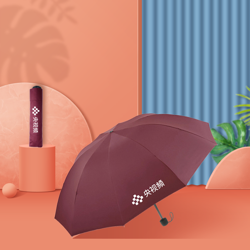 央视频 定制雨伞
