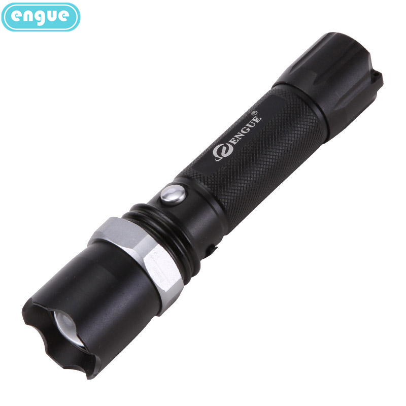 engue恩谷 三档强光调焦金属手电筒 EG-110