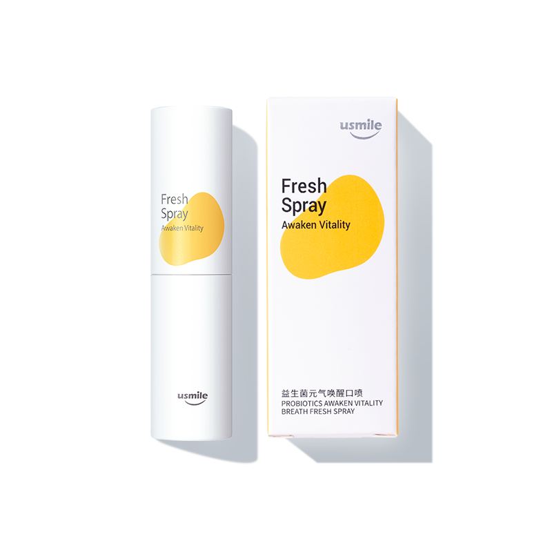 usmile 元气唤醒口喷-益生菌口喷 鲜柠