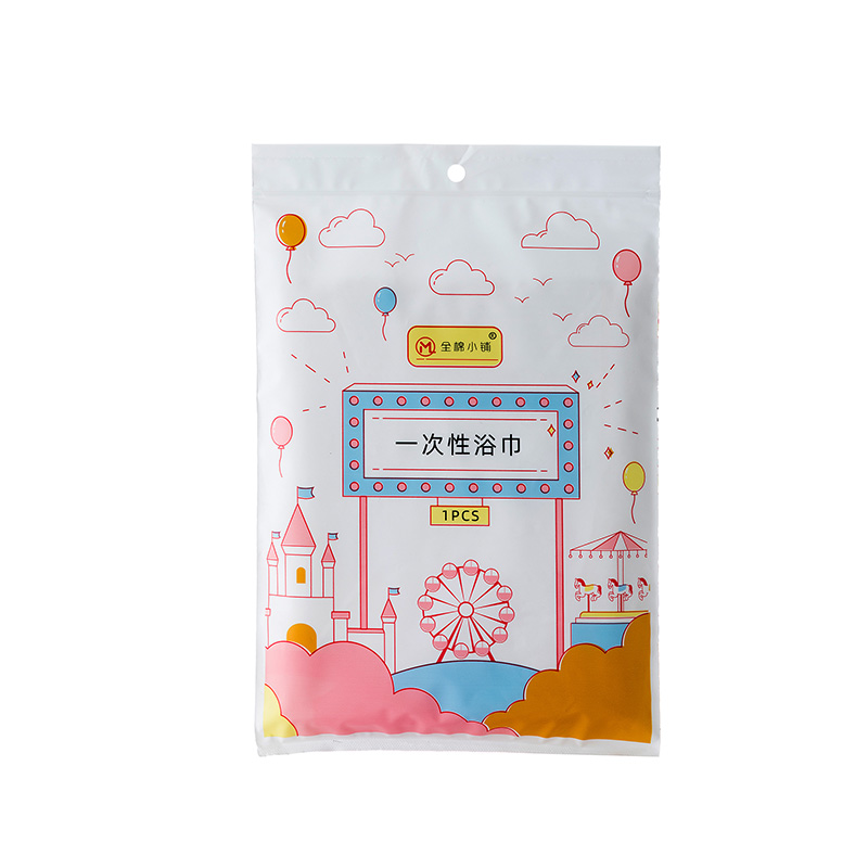 全棉小铺 游乐园一次性浴巾 QM-0608 