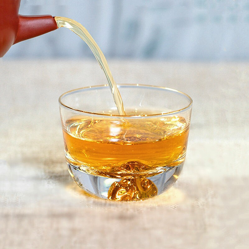 个杯堂 水晶金山品茗对杯