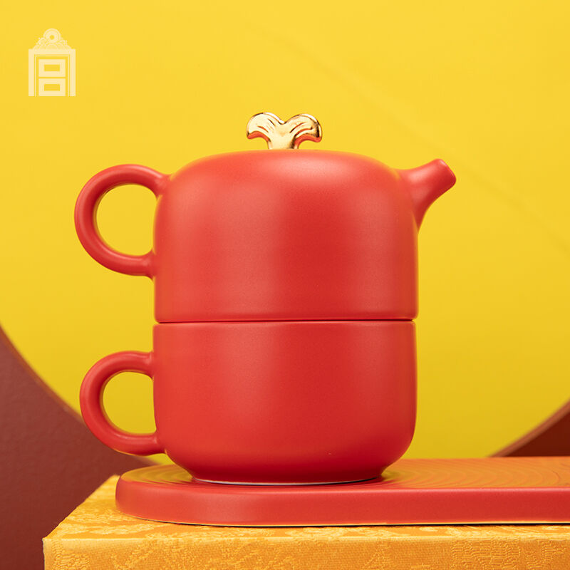 故宫文创 故宫有鲤茶具套装