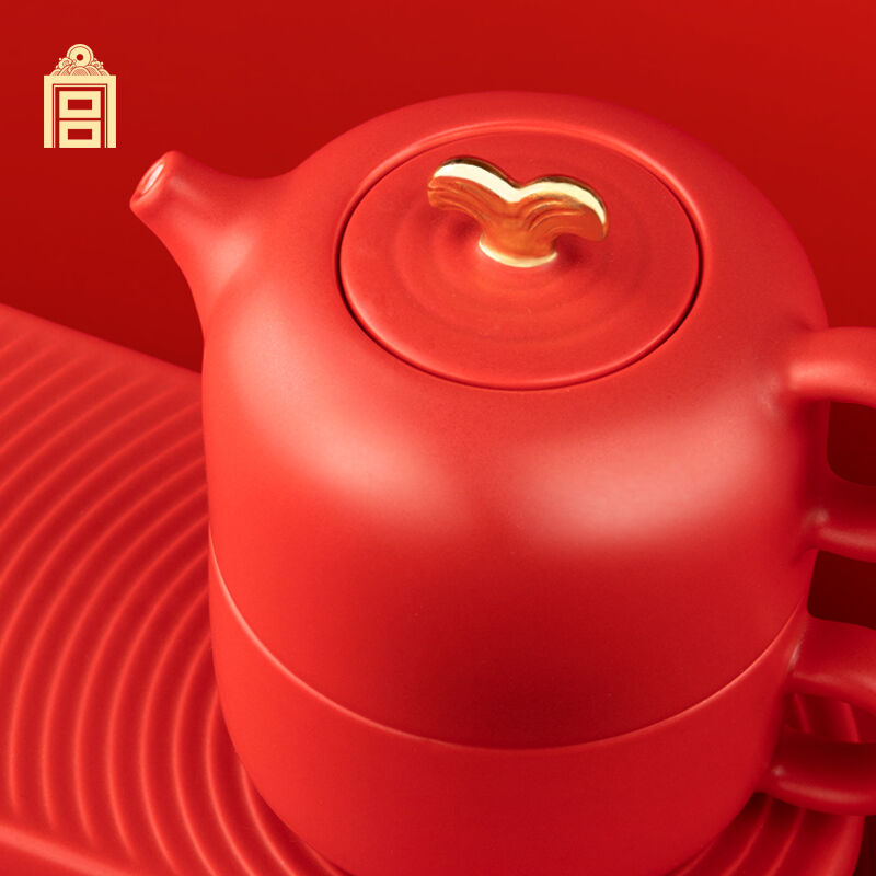 故宫文创 故宫有鲤茶具套装