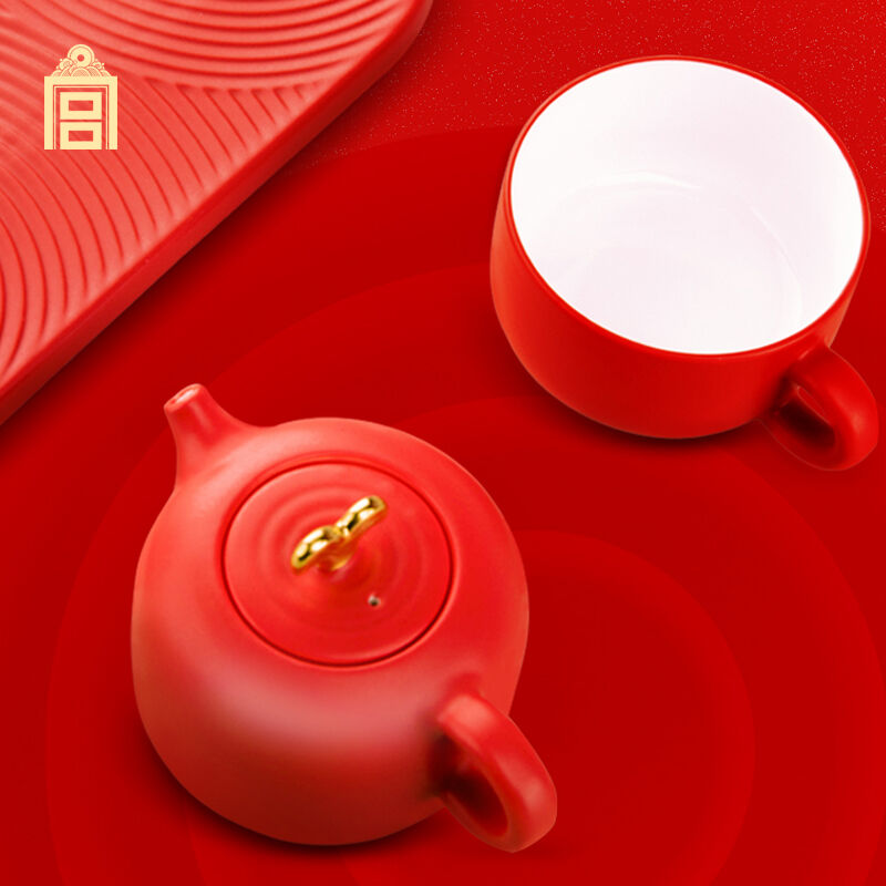 故宫文创 故宫有鲤茶具套装