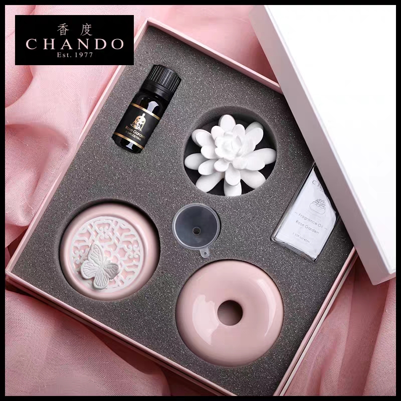香度 粉色浪漫女士香氛礼盒 玫瑰花园CGS601RG