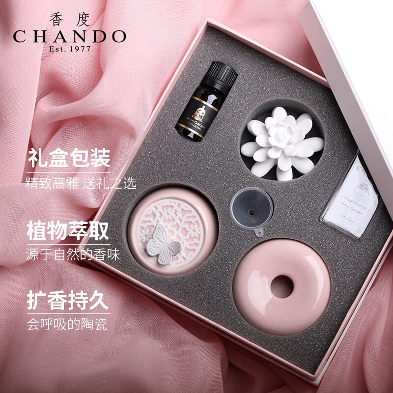 香度 粉色浪漫女士香氛礼盒 玫瑰花园CGS601RG