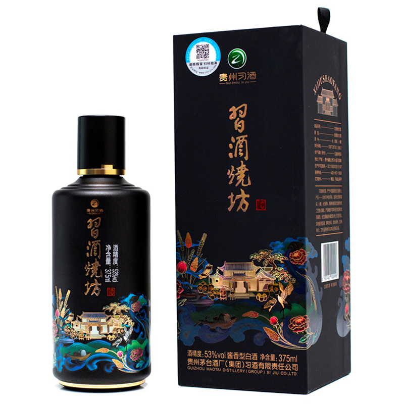 茅台 习酒烧坊 酱香型白酒53度375ml
