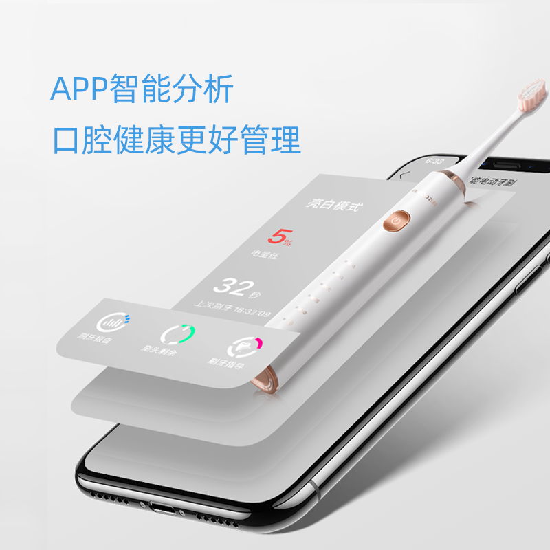飞科 皓月白电动牙刷 FT7205