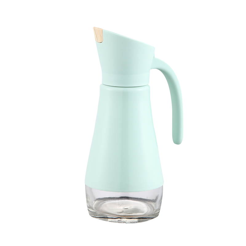 星橙 木仕自动开合菱面瓶油壶320ML XC-383（颜色随机）