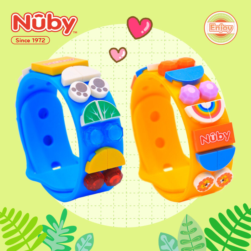 努比Nuby 玩具 分享手环两条装（颜色随机）